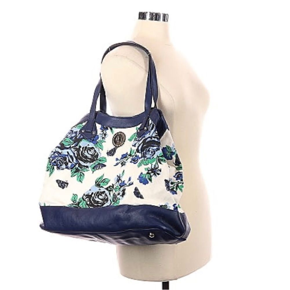NWOT Isaac Mizrahi Large Tote/Hobo/Traveler - Picture 2 of 9